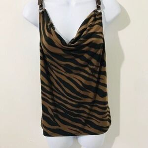 Michael Kors Tank top Tiger pattern size S….724
